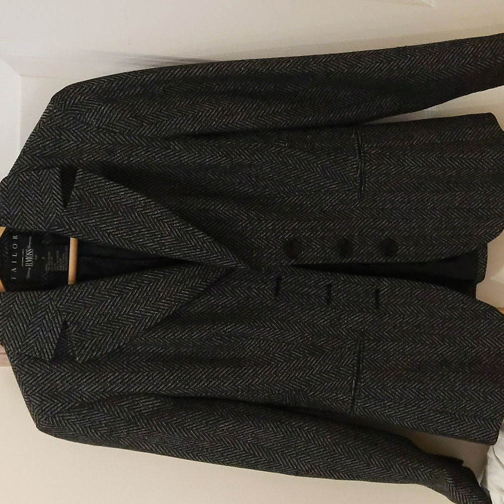 Tailor B.Moss blazer in black/brown pattern